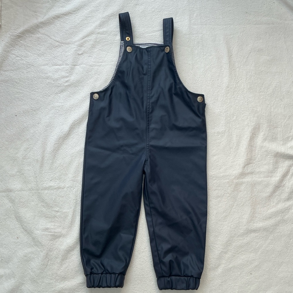 12m Petit Bateau Navy rain pants